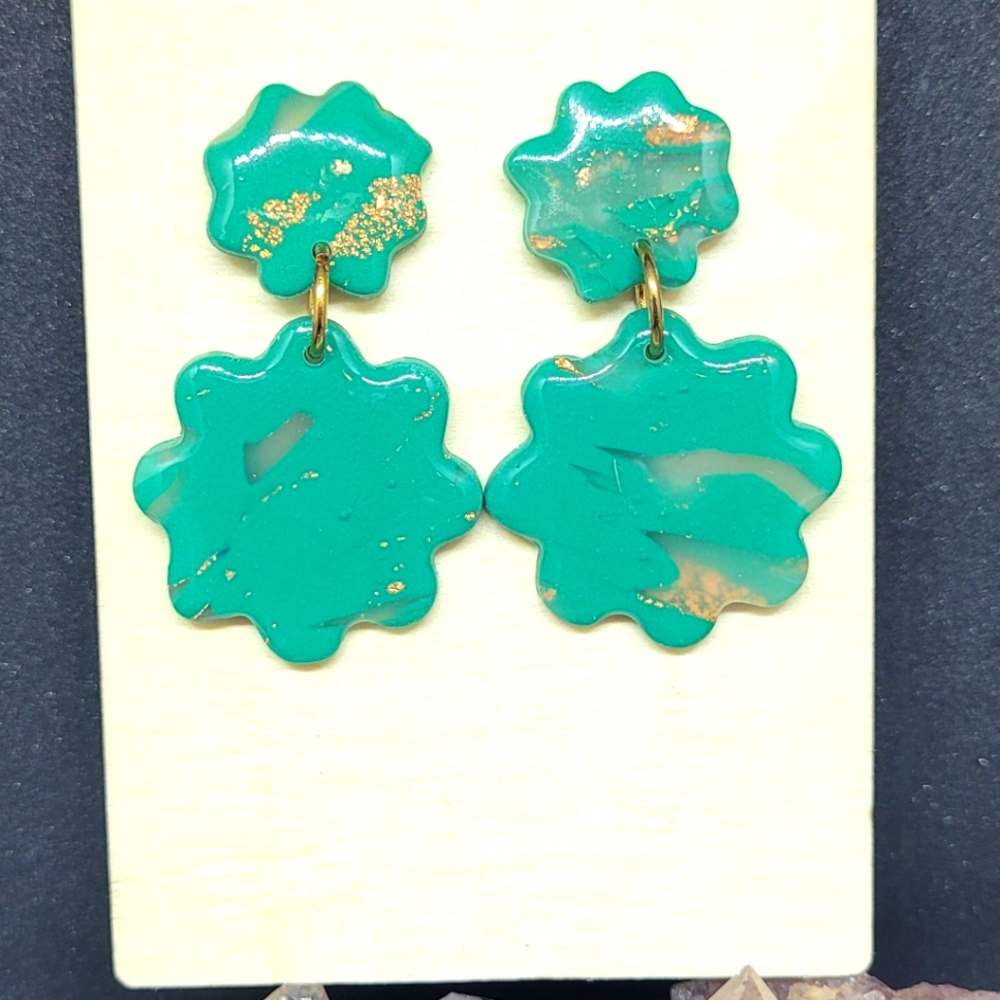 Polymer clay earrings